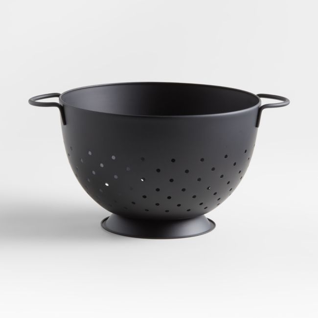 Nera Matte Black Colander - Image 0