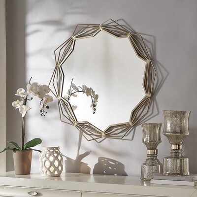 Preece Modern and Contemporary Accent Mirror - Image 0