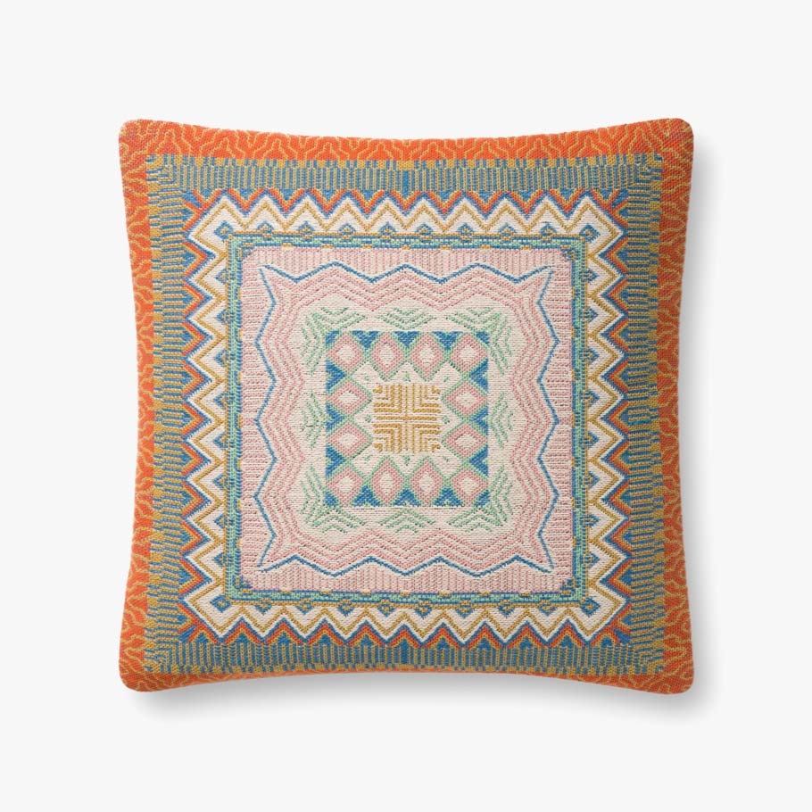 Rifle Paper Co. x Loloi PILLOWS P6032 MULTI 22" x 22" Cover Only - Image 0