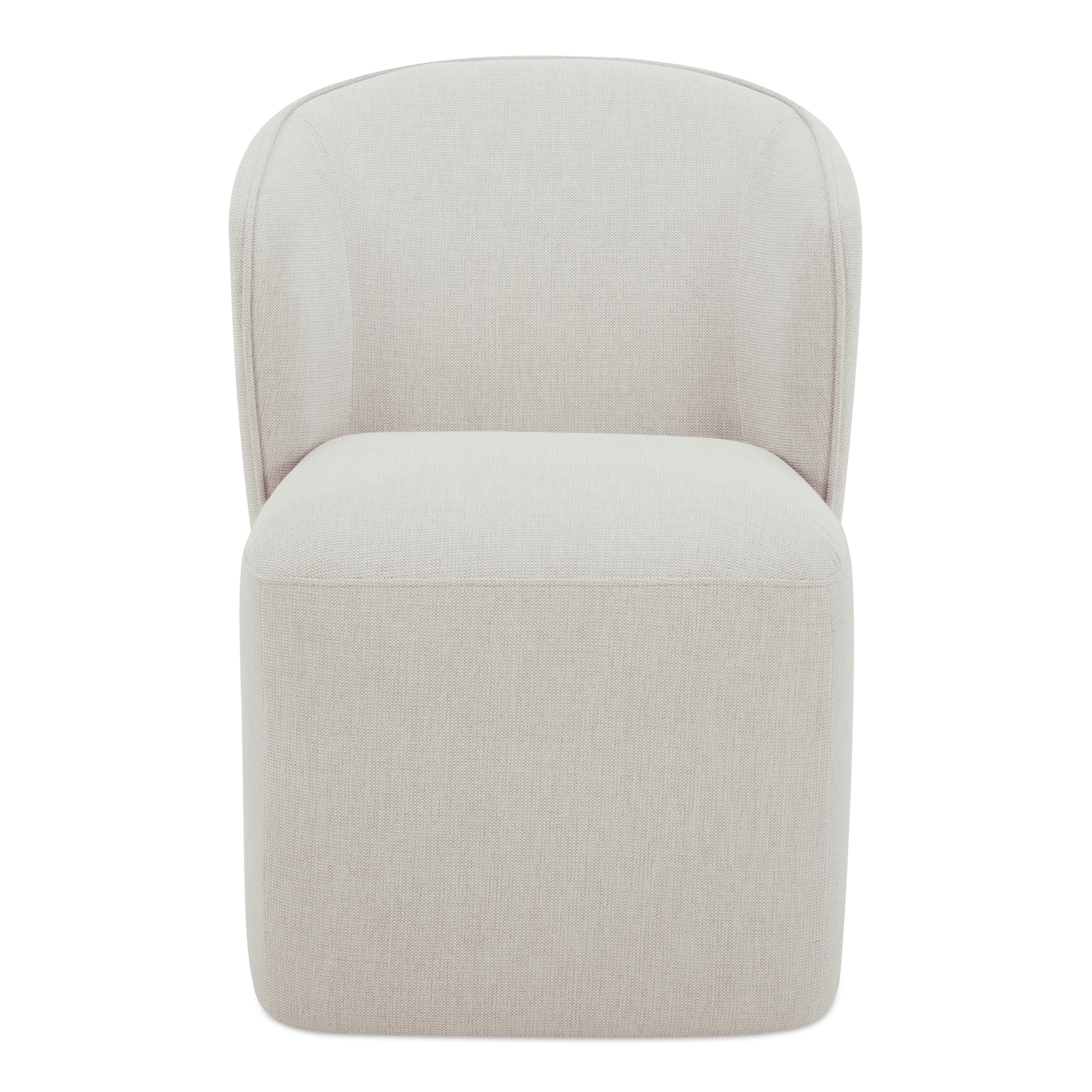 Larson Rolling Dining Chair Heather Grey - Image 0