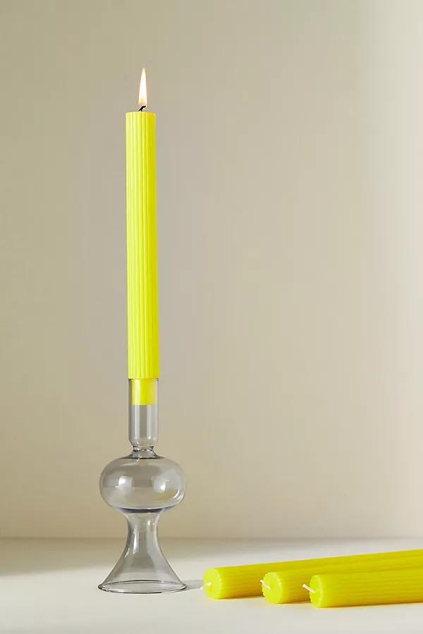 Fluted Taper Candles, Set of 4 - Image 0