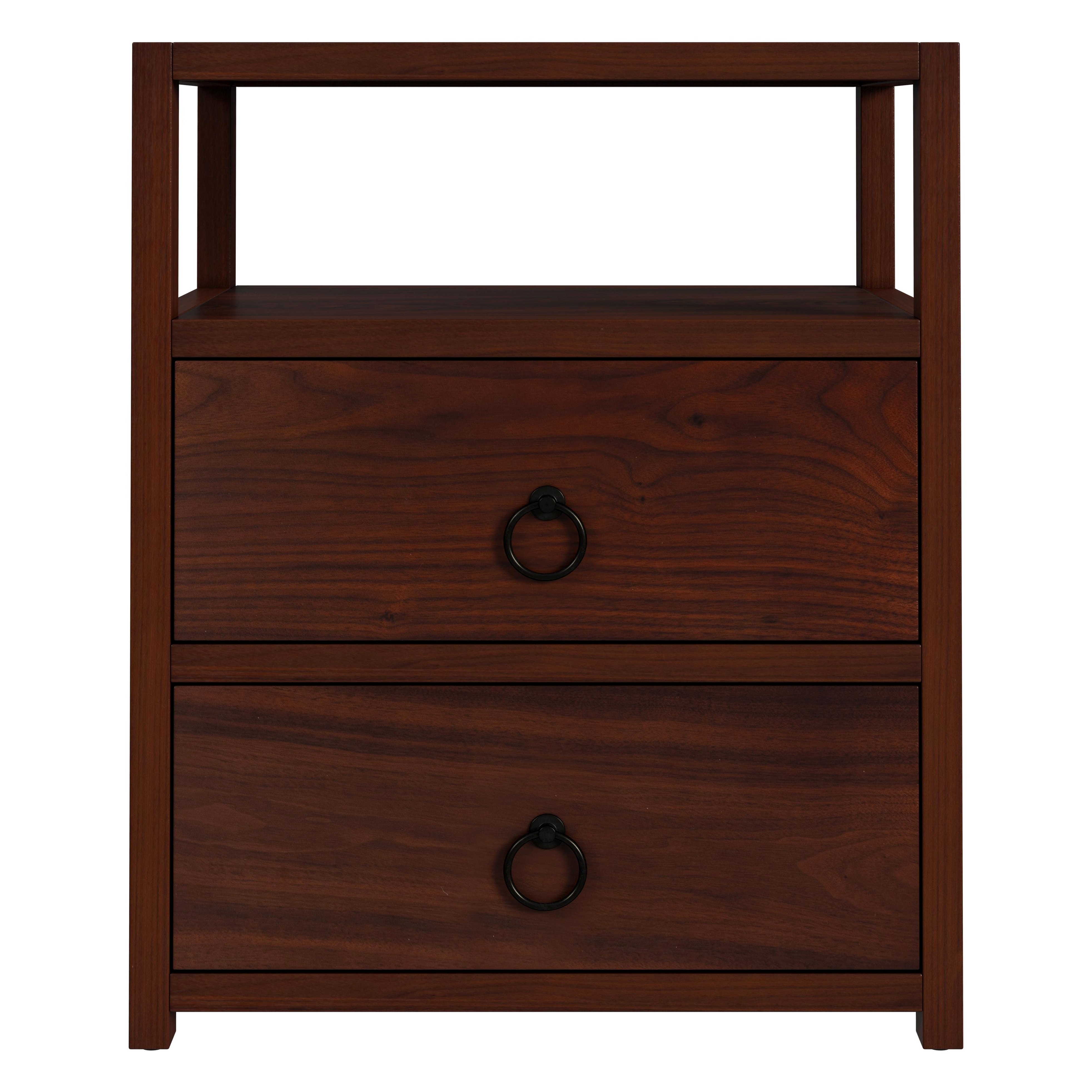 Lark Walnut Nightstand - Image 1