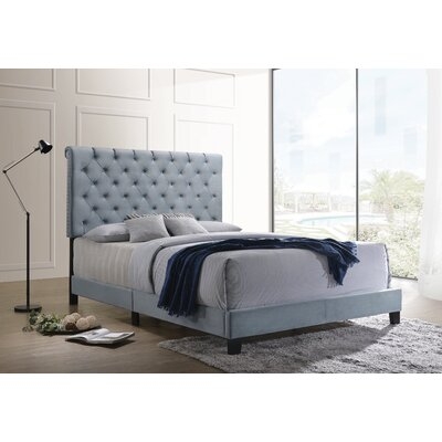 Comstock Tufted Upholstered Low Profile Standard Bed - Image 0