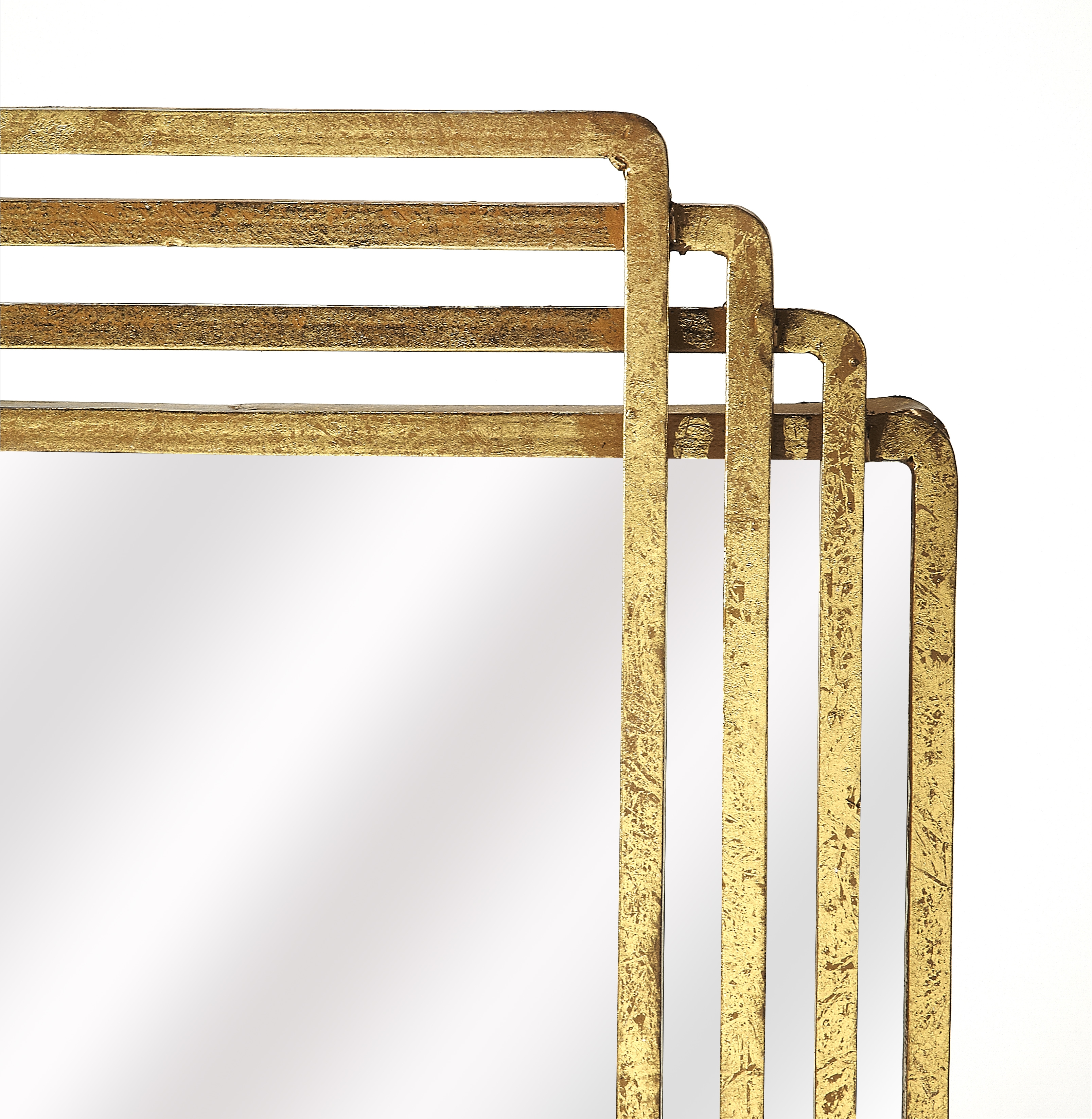 Uptown Antique Gold Wall Mirror - Image 1