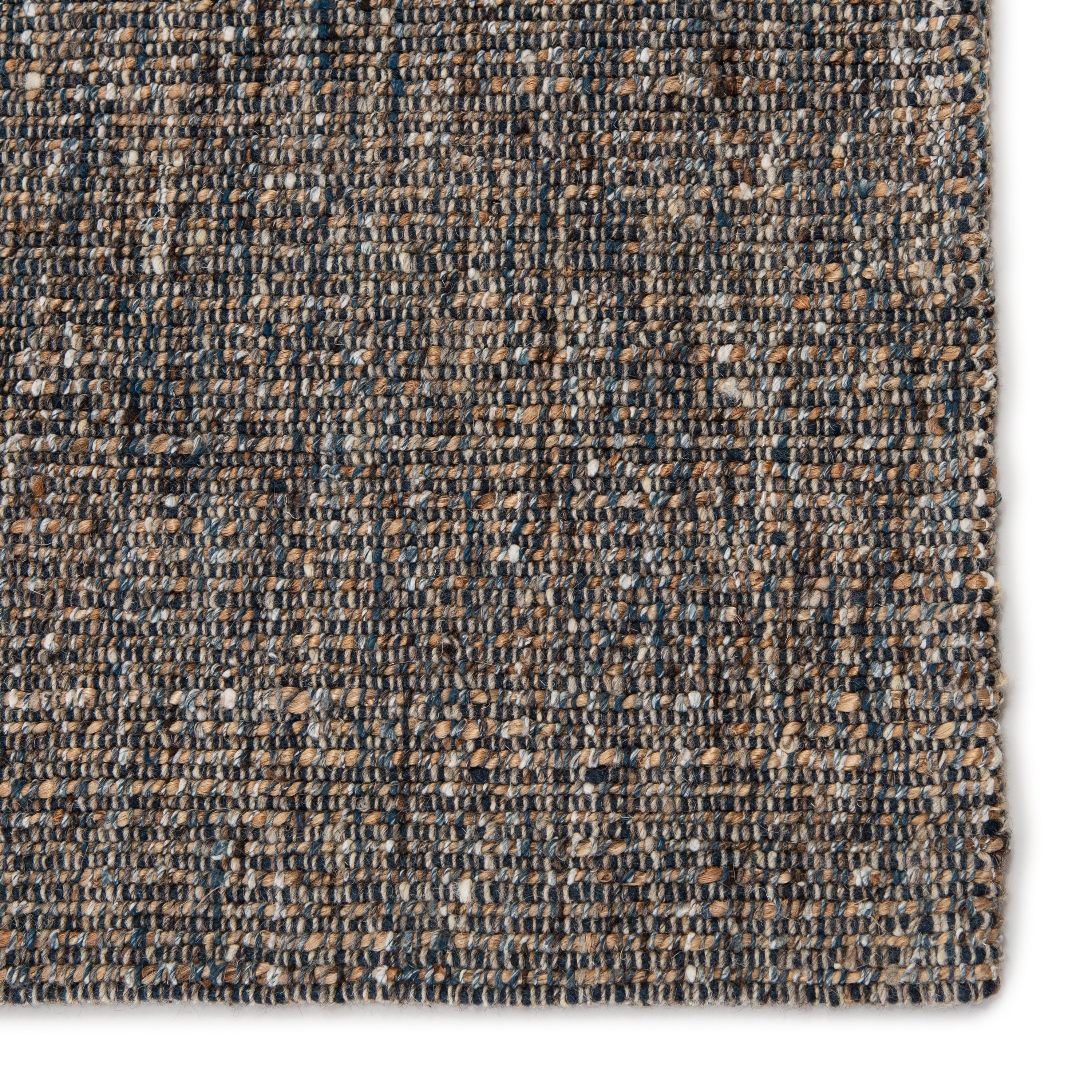 Sutton Natural Solid Gray/ Blue Area Rug (2'X3') - Image 3