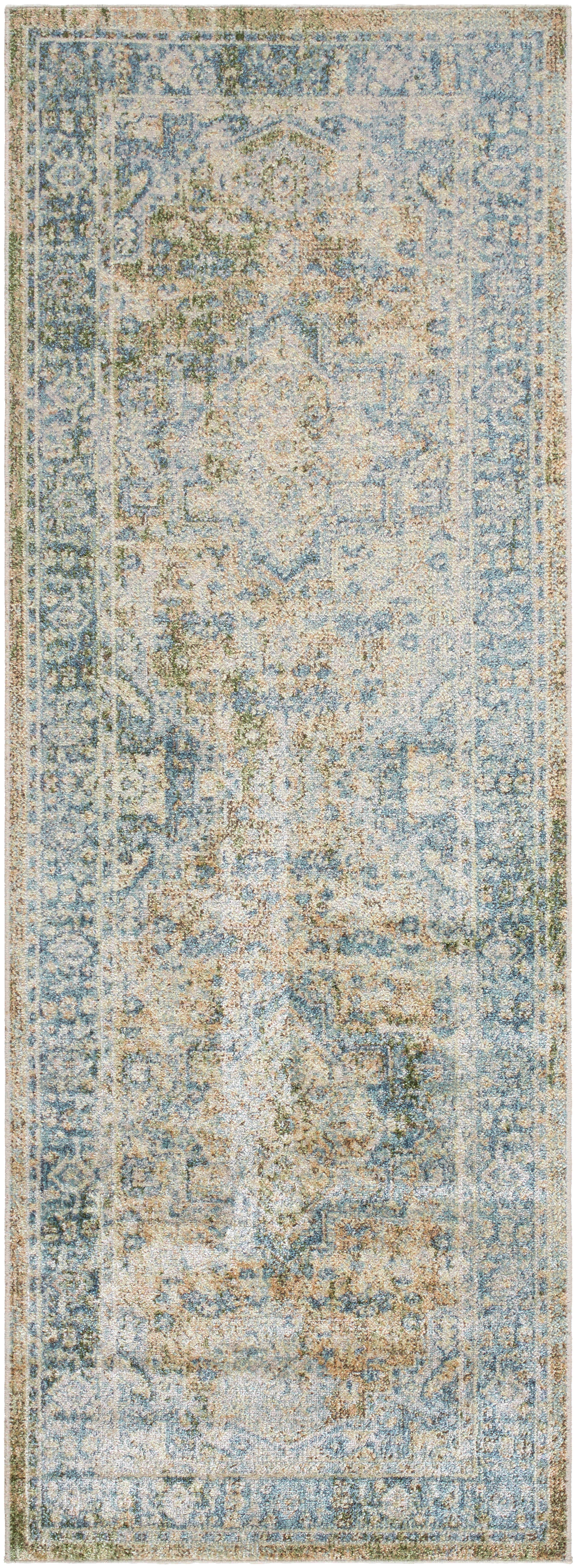 Lillian Yellow Indoor 6'7" x 6'7" Machine Woven Rug - Image 0