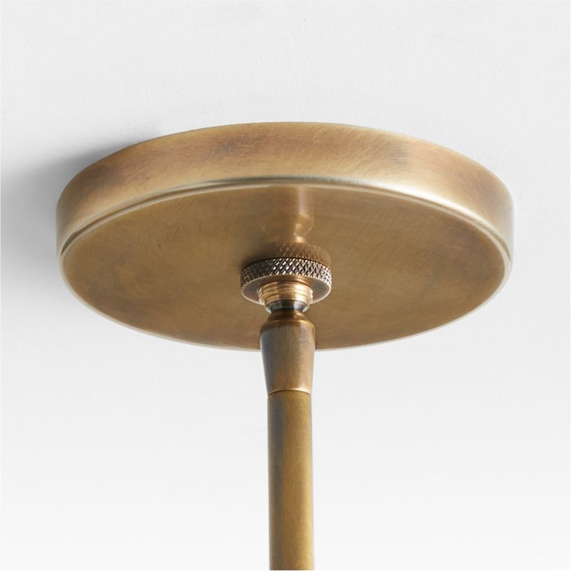 Coquina Brass 8-Light Chandelier 33.5" - Image 3