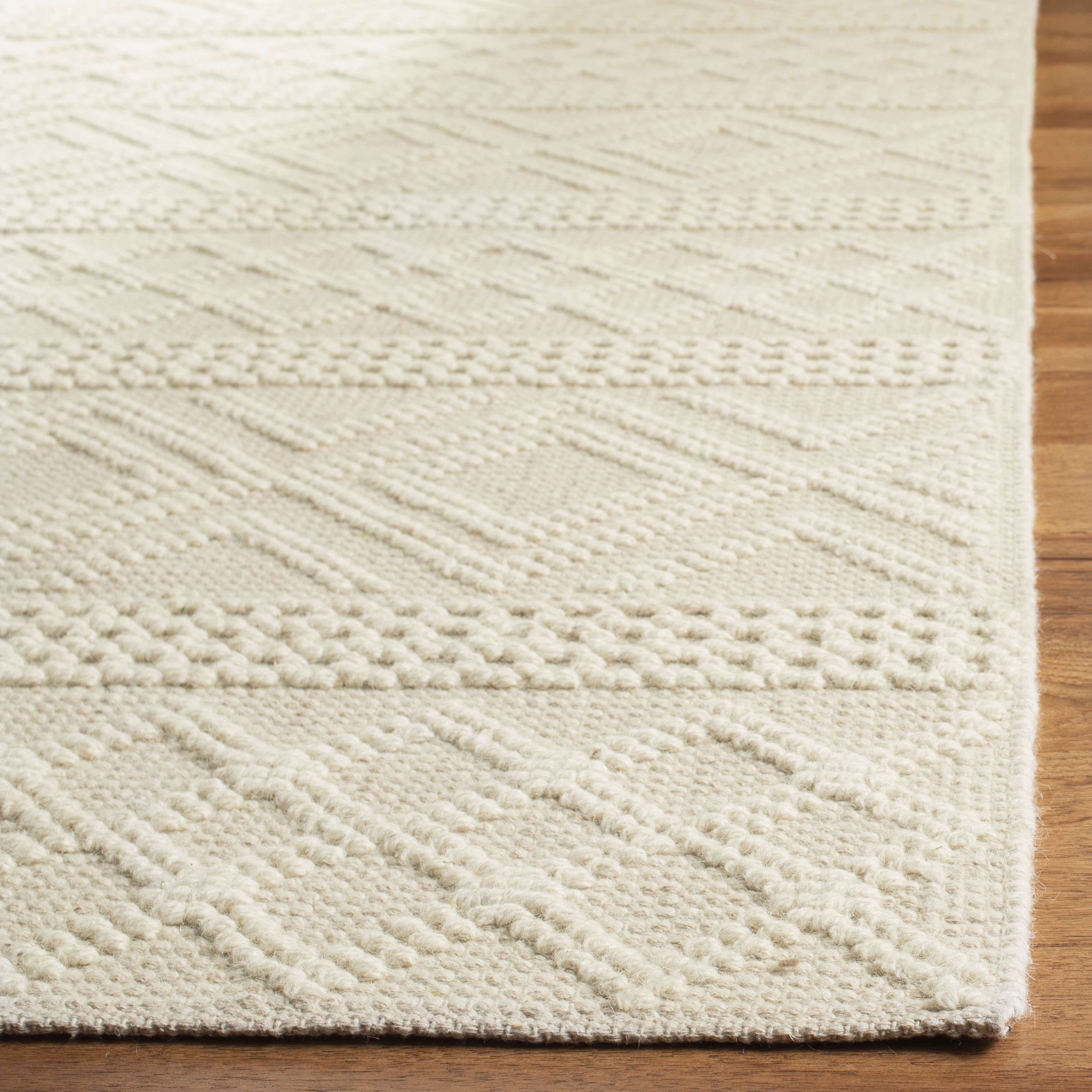 Arlo Home Hand Woven Area Rug, VRM211A, Ivory,  8' X 10' - Image 2
