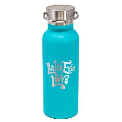 Lake Erie Love Engraved 17 oz. Double Wall Stainless Steel Travel Tumber - Image 0