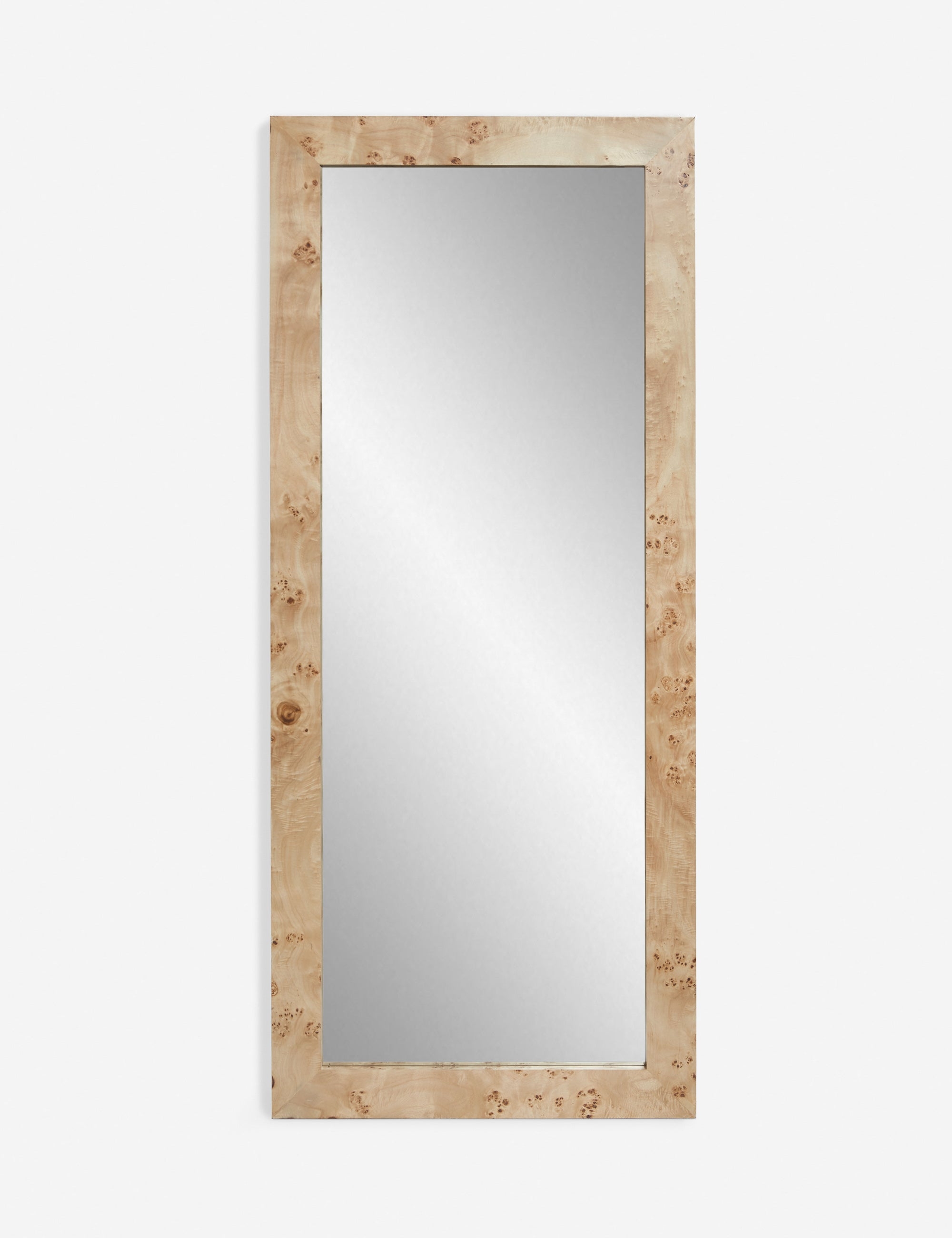 Bree Burl Wood Floor Mirror - Image 0