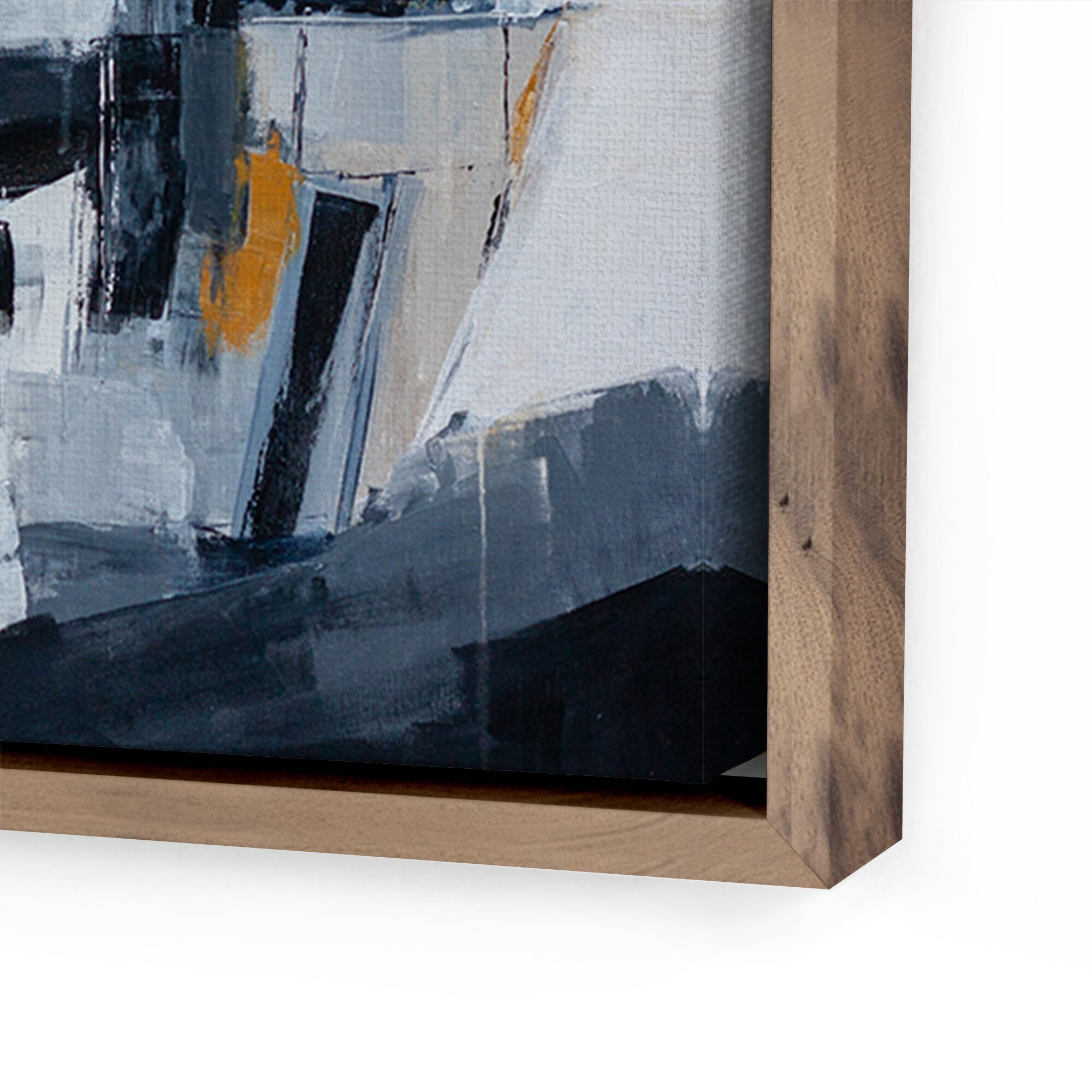 To Be Free by Melanie Biehle - Rustic Walnut Floater - Image 1