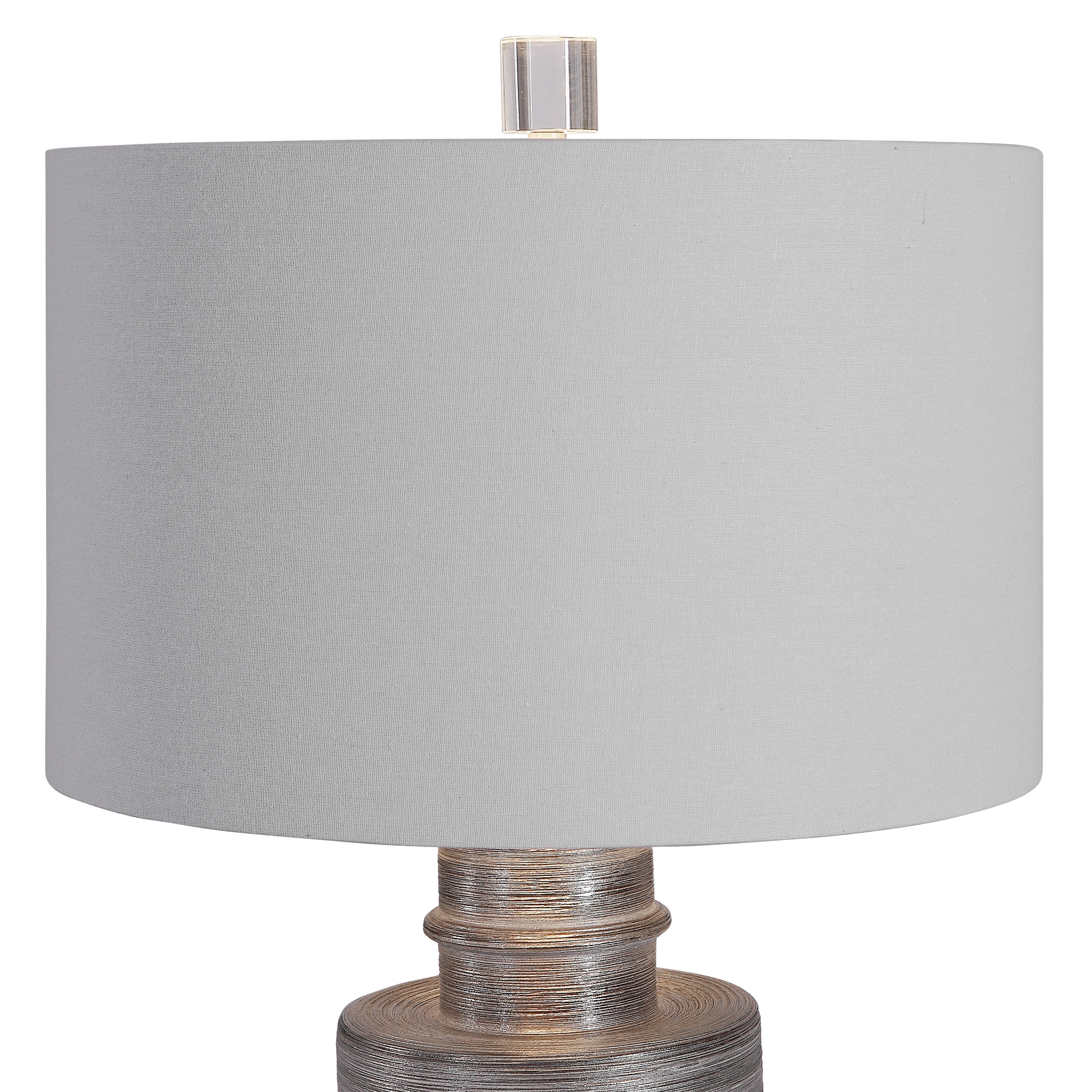 Anitra Metallic Silver Table Lamp - Image 4