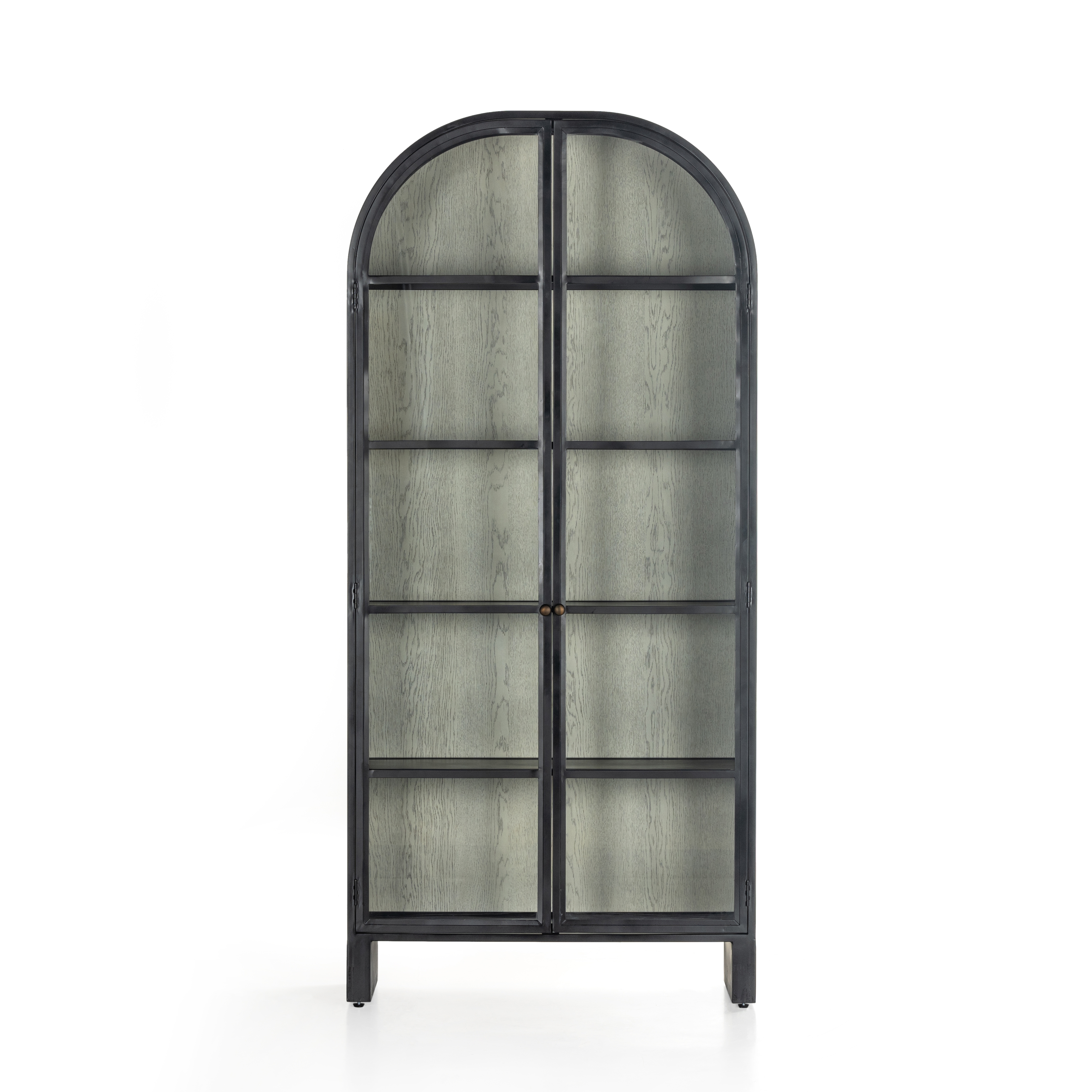 Breya Cabinet Oak-Black - Image 2