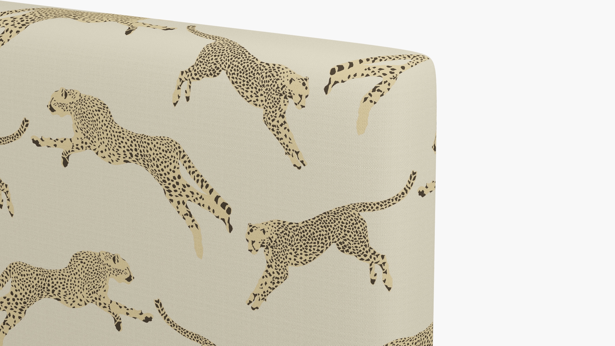 Square Back Headboard, Desert Cheetah, Full - Image 2