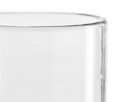 Modern Glass Votive Candle Holder, Clear, Large, 5.5" - Image 2