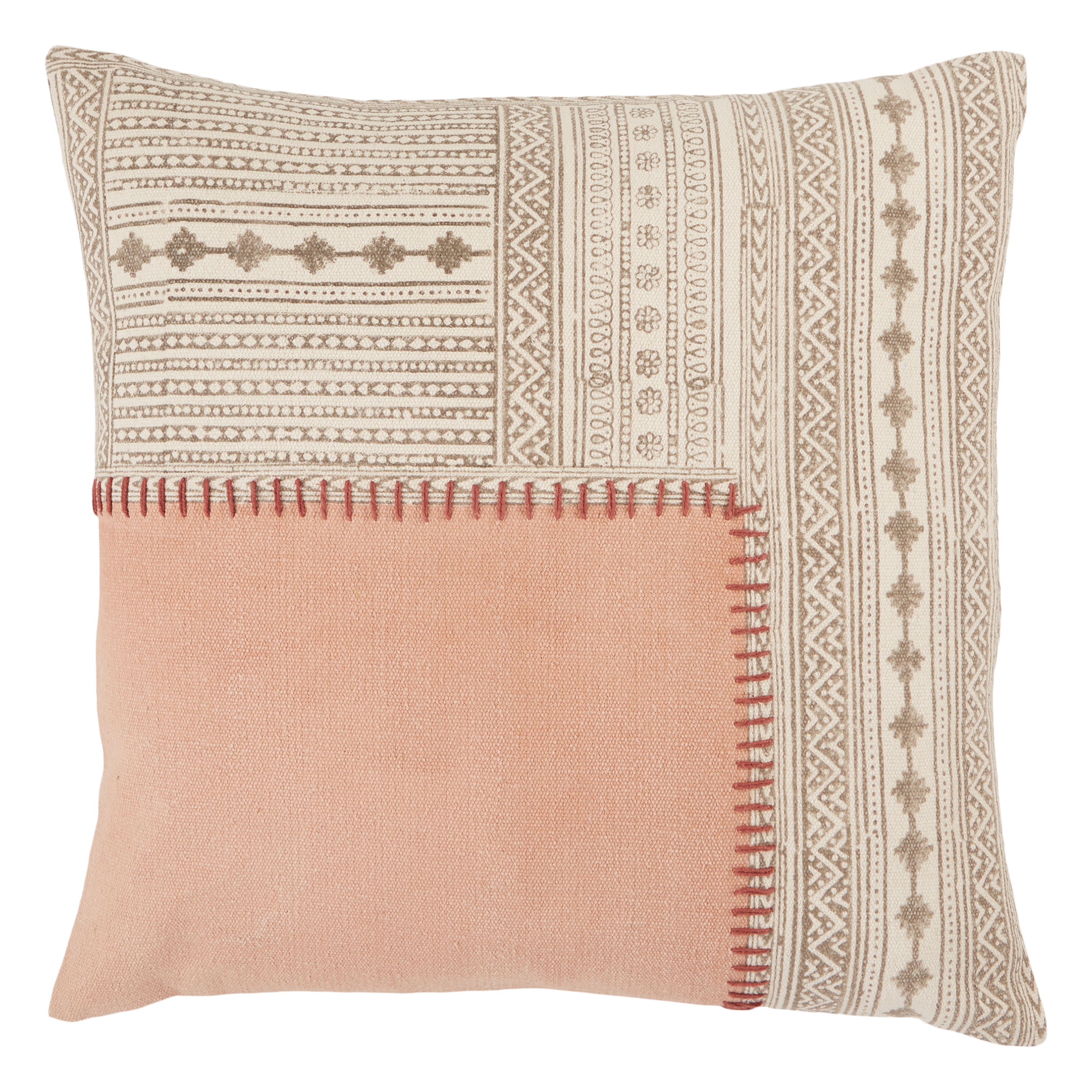 Design (US) Light Pink 20"X20" Pillow - Image 0