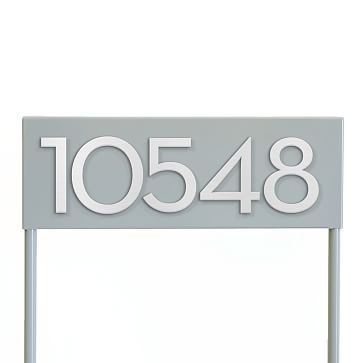 hi Neighbor Yard Sign with Magnetic Wasatch House Numbers, White/Black - Image 2