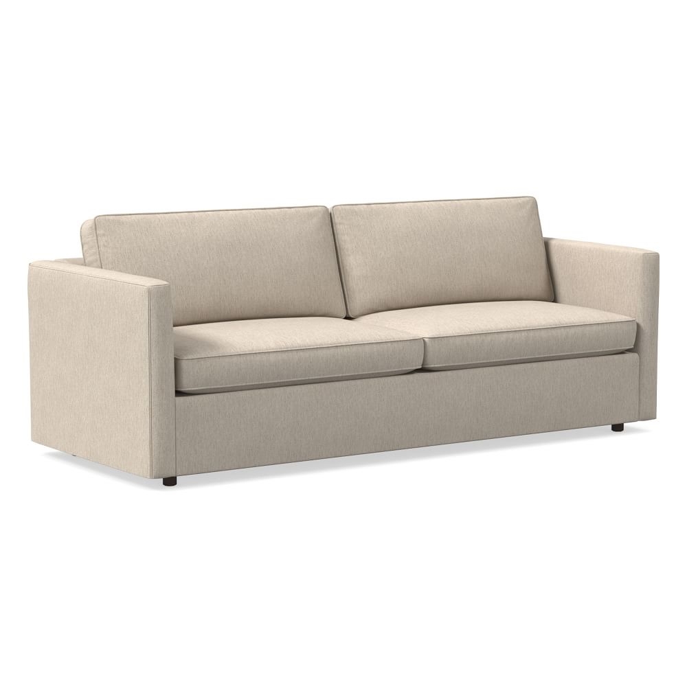 Harris 86" Multi-Seat Sofa, Petite Depth, Performance Coastal Linen, Sand - Image 0