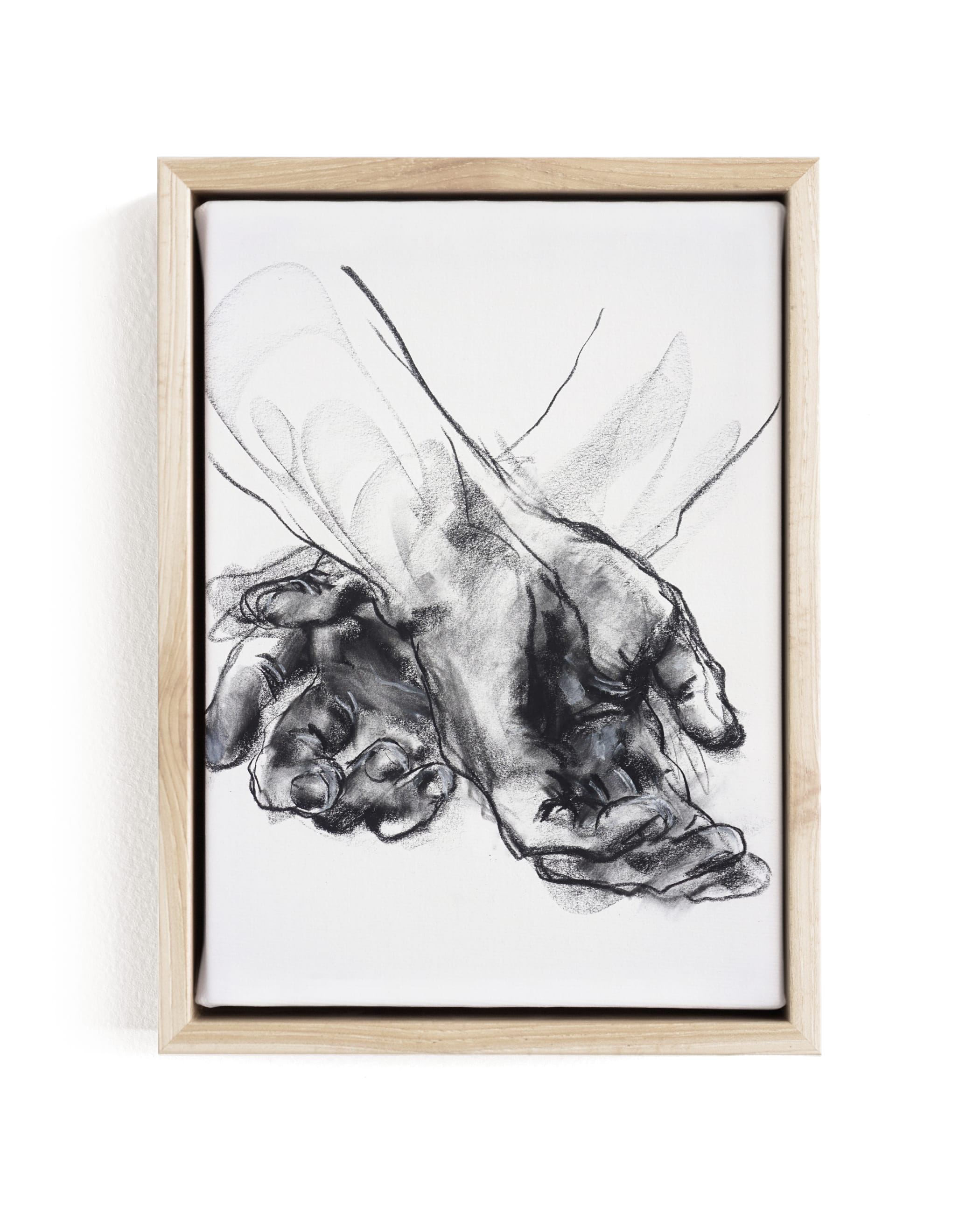 Drawing 561 - Crossed Hands Limited Edition Fine Art Print - Image 0