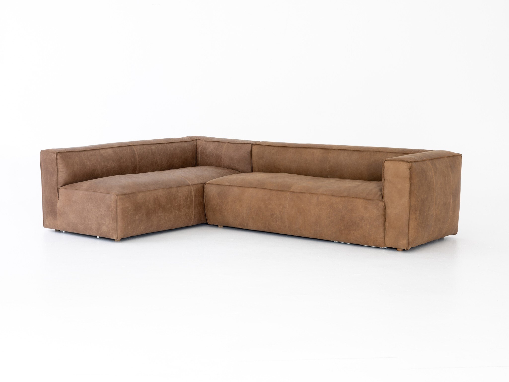 Nolita Sectional - Natural Washed Sand - Image 0