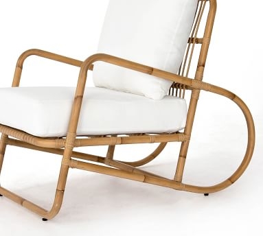 Miley Wicker Lounge Chair, Natural - Image 4