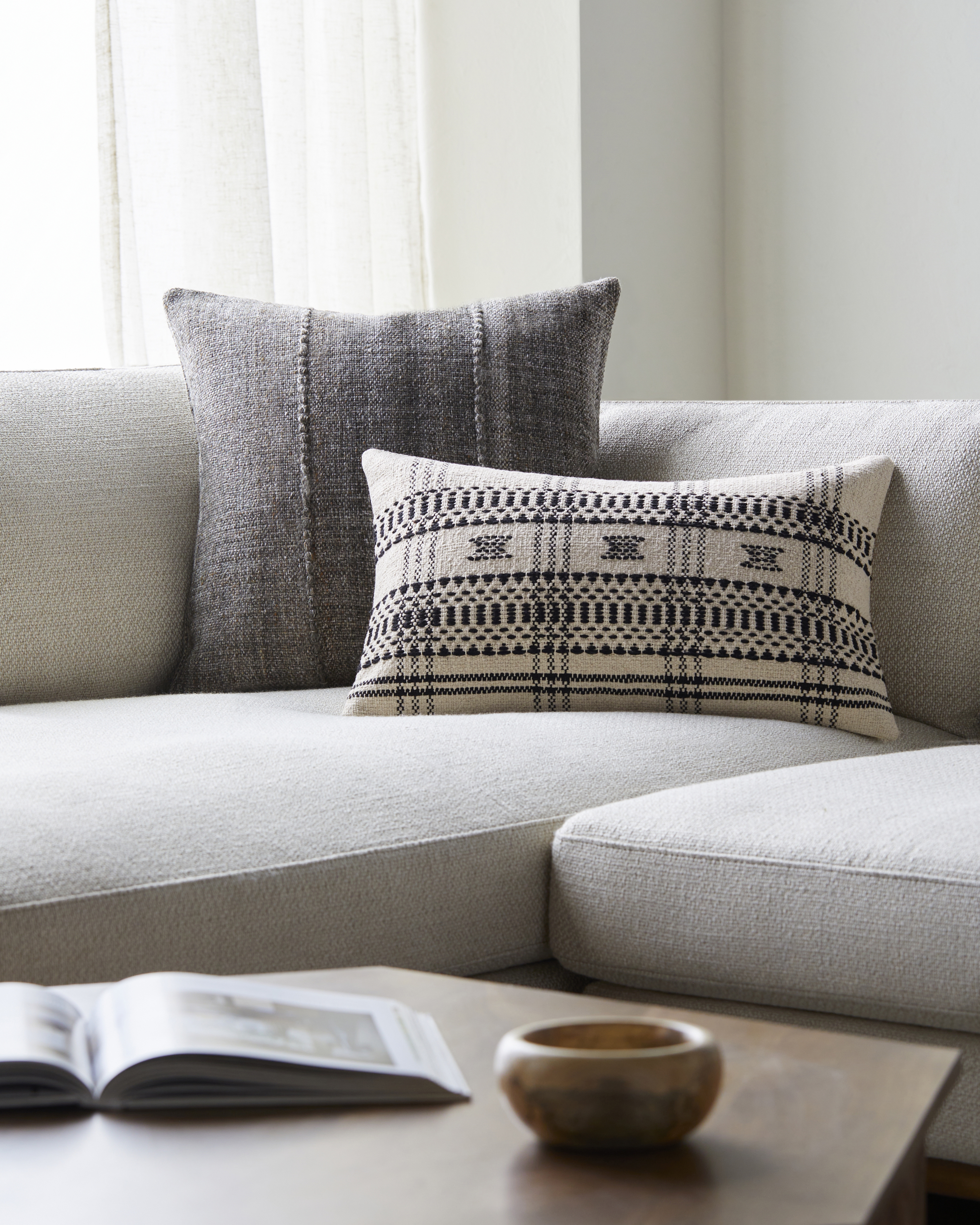 Myrna BOMA-001 20"L x 20"W Down Filled Pillow - Image 1