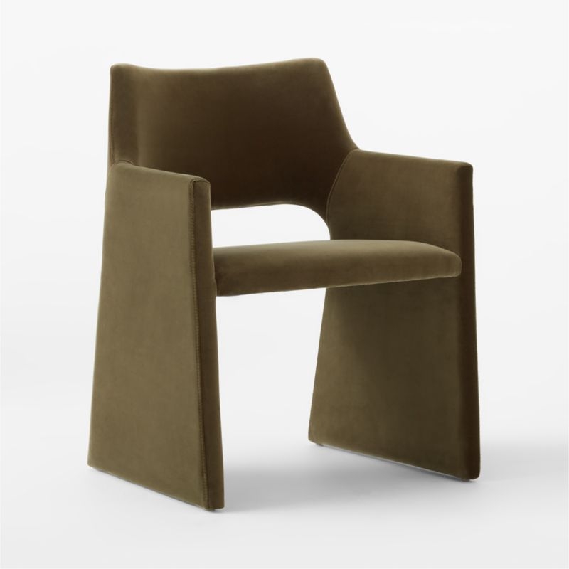 Foley Olive Green Dining Armchair Set of 4 - Image 2