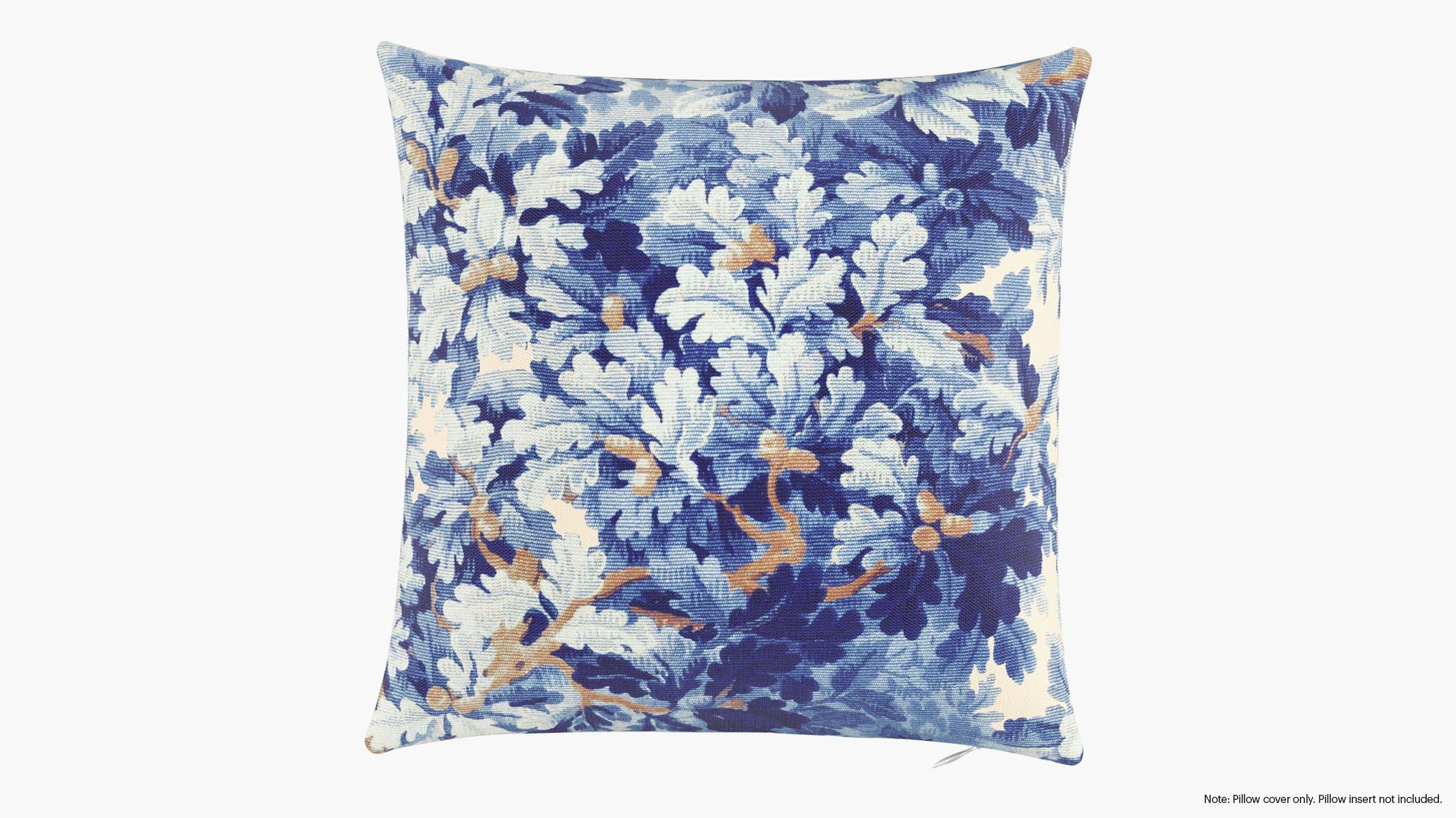 Throw Pillow Cover 16", Limoges Bois De Chene, 16" x 16" - Image 0