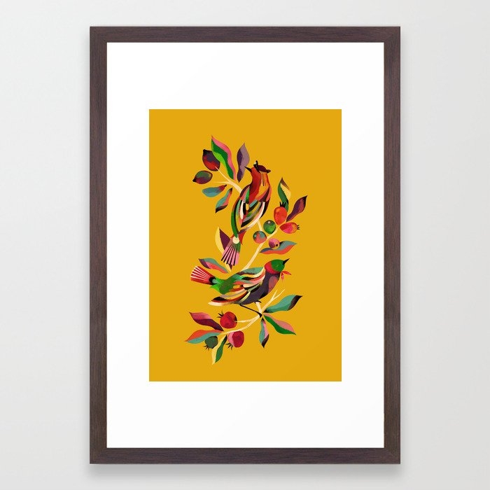 Jatoba Framed Art Print by Willian Santiago - Conservation Walnut - SMALL-15x21 - Image 0