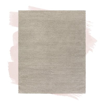 Sandifer Handmade Flatweave Wool Cream/Gray Area Rug - Image 0