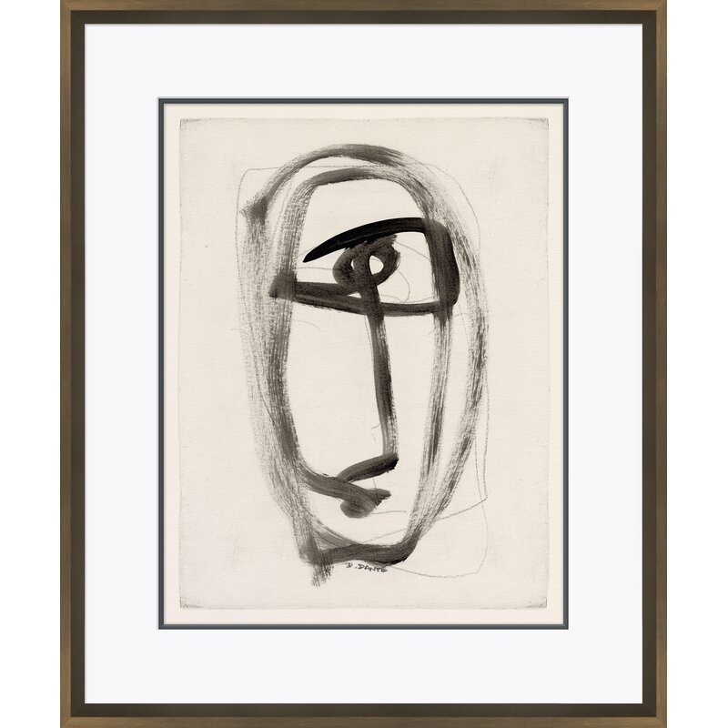 Soicher Marin 'Abstracts in Black and White' - Picture Frame Painting on Paper - Image 0