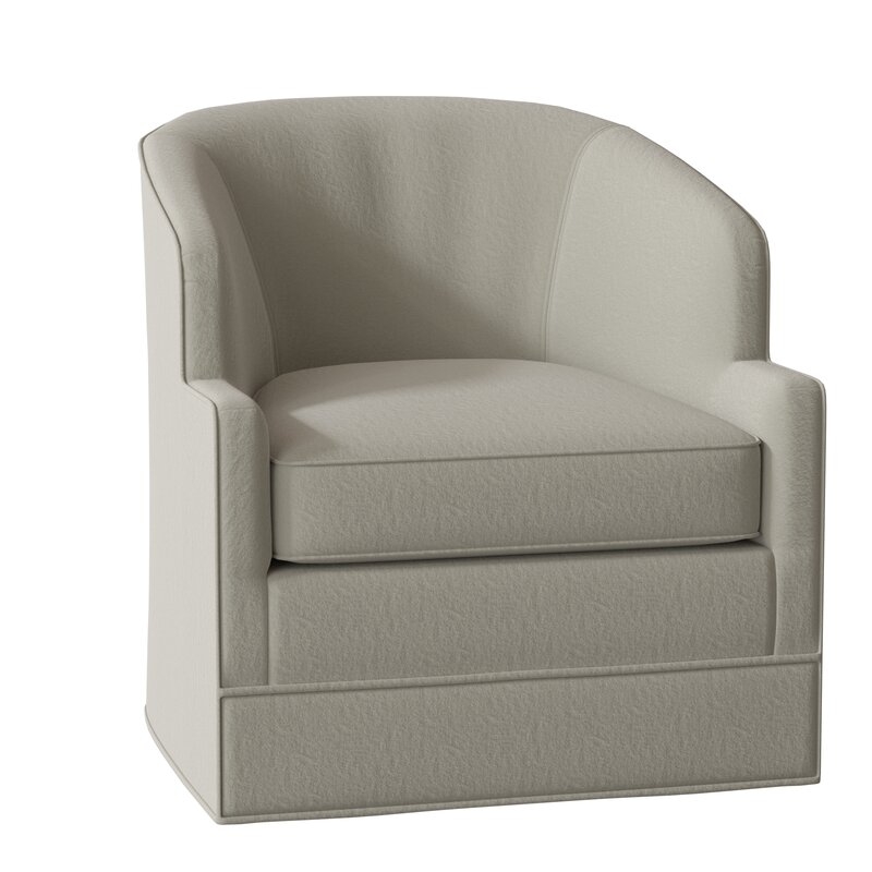 Fairfield Chair Manning Swivel Barrel Chair Body Fabric: 9953 Oyster - Image 0