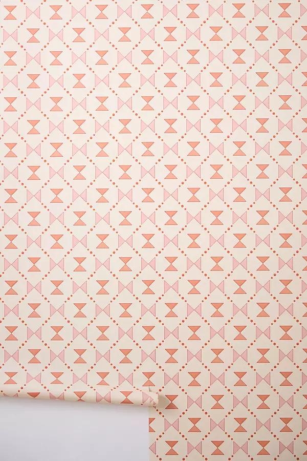 Cottage Cloth Geometric Wallpaper - Image 0