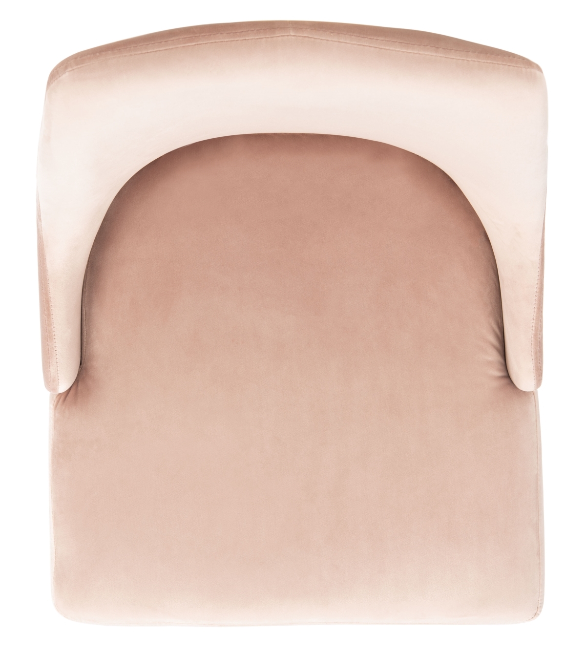 Zoi Upholstered Dining Chair - Dusty Blush / Black - Safavieh - Image 4