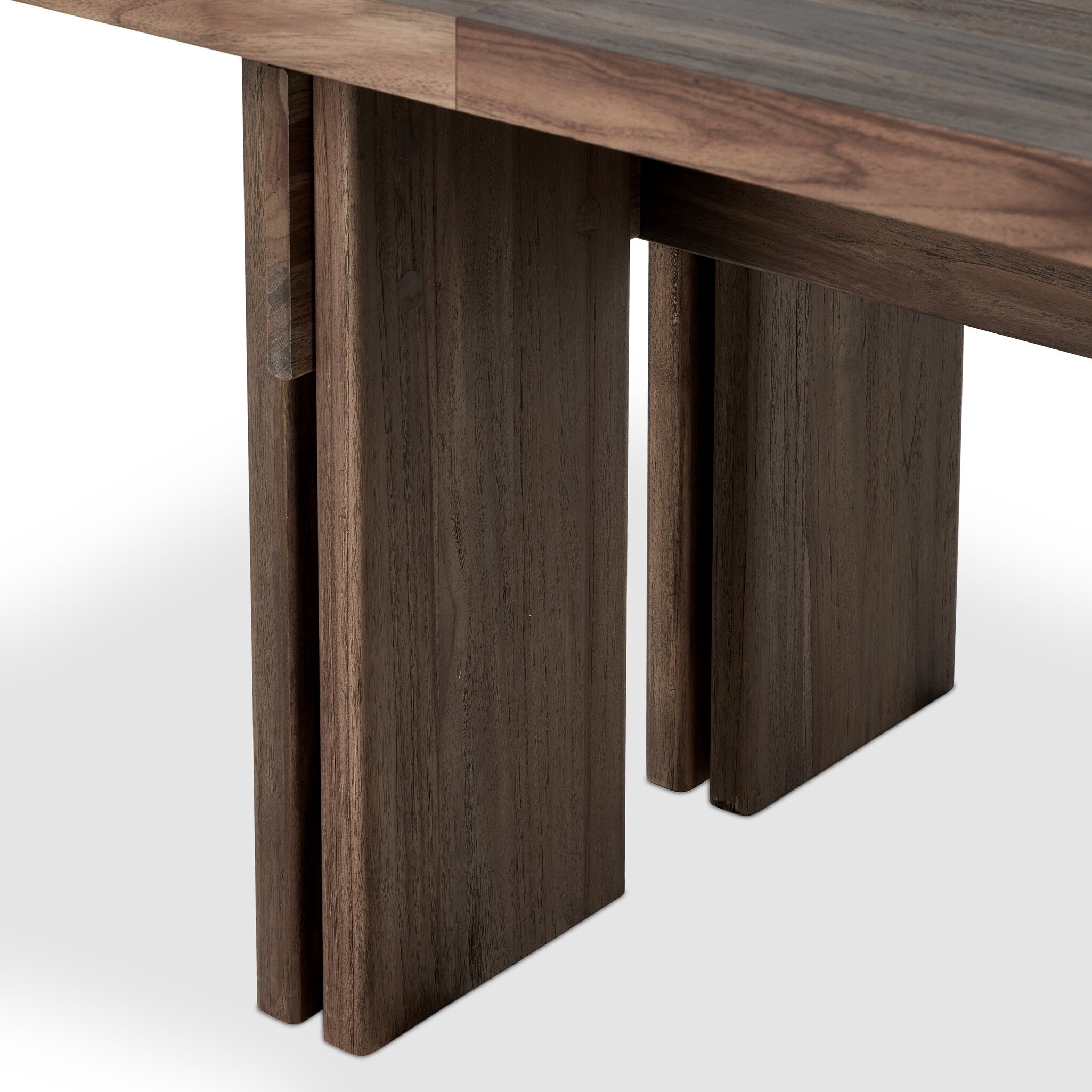 Railay Outdoor Dining Table 96" - Stained Toasted Brown-FSC - Image 11