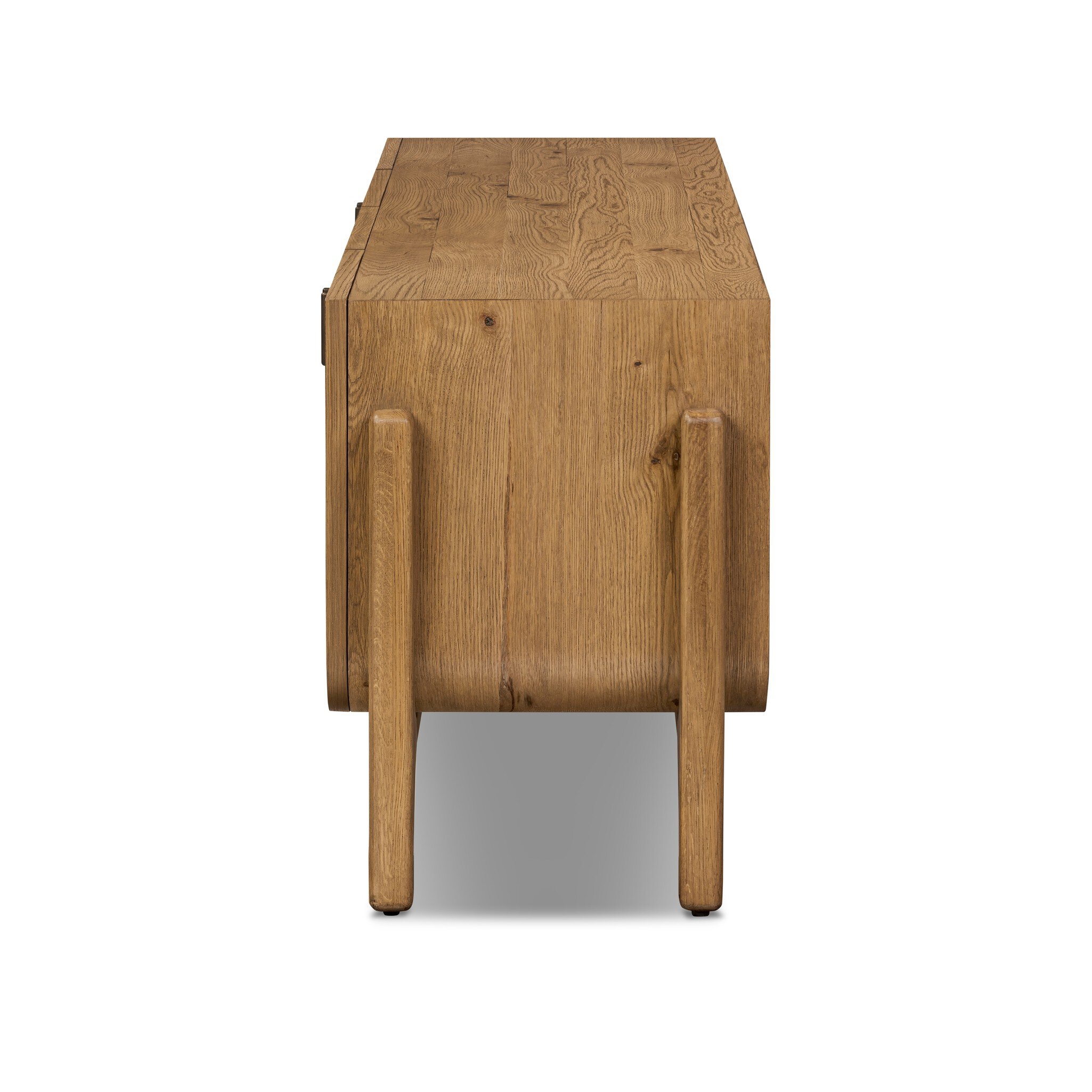 Bloomfield Media Console - Worn Oak Veneer - Image 2