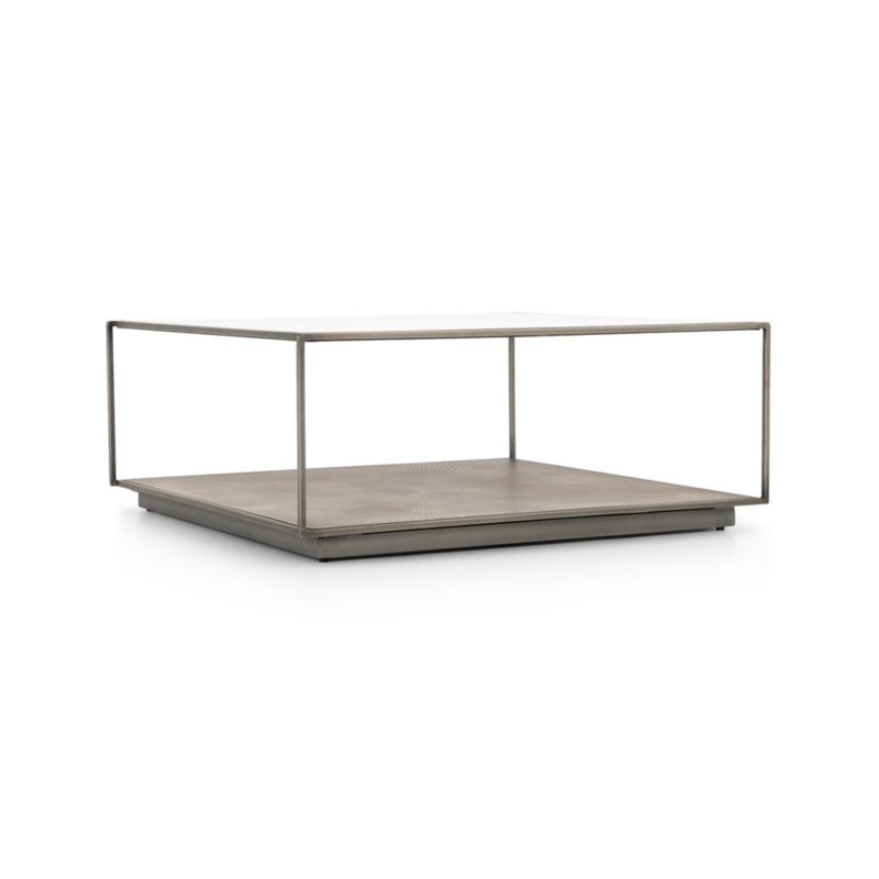 Array Square Coffee Table with Shelf - Image 3