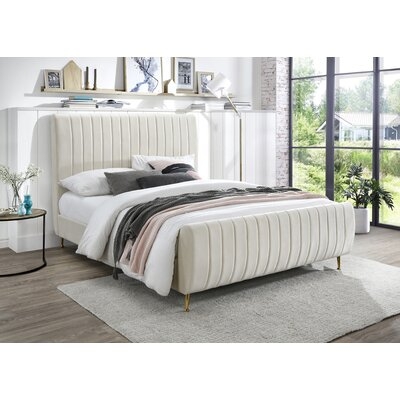 Anner Tufted Upholstered Low Profile Standard Bed - Image 1