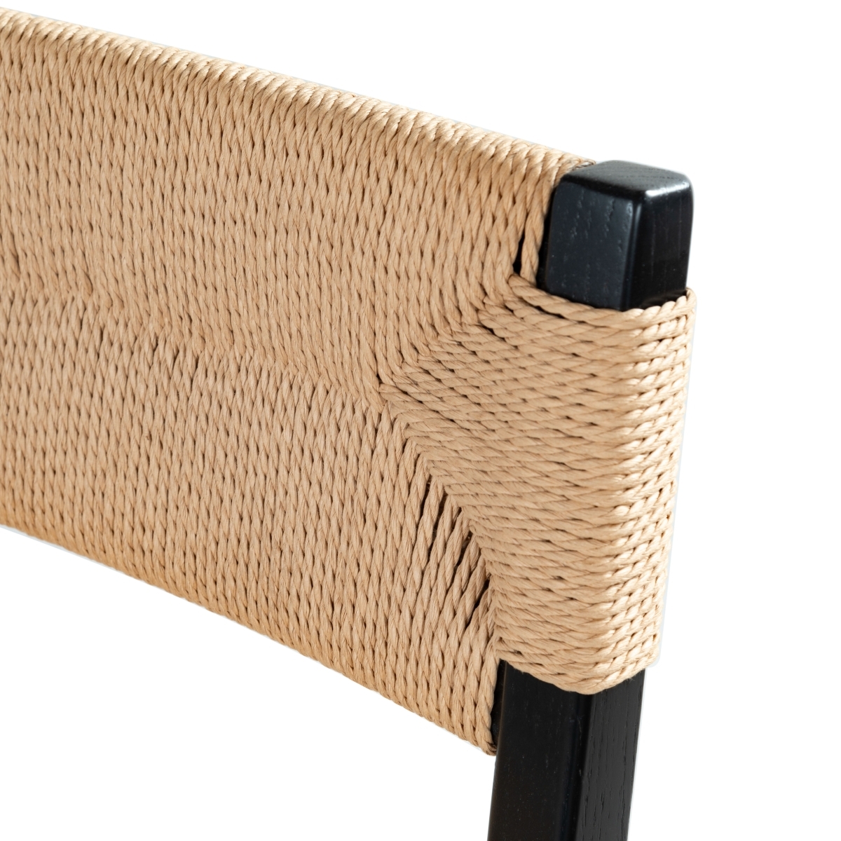 Cody Rattan Barstool - Black / Natural - Image 3