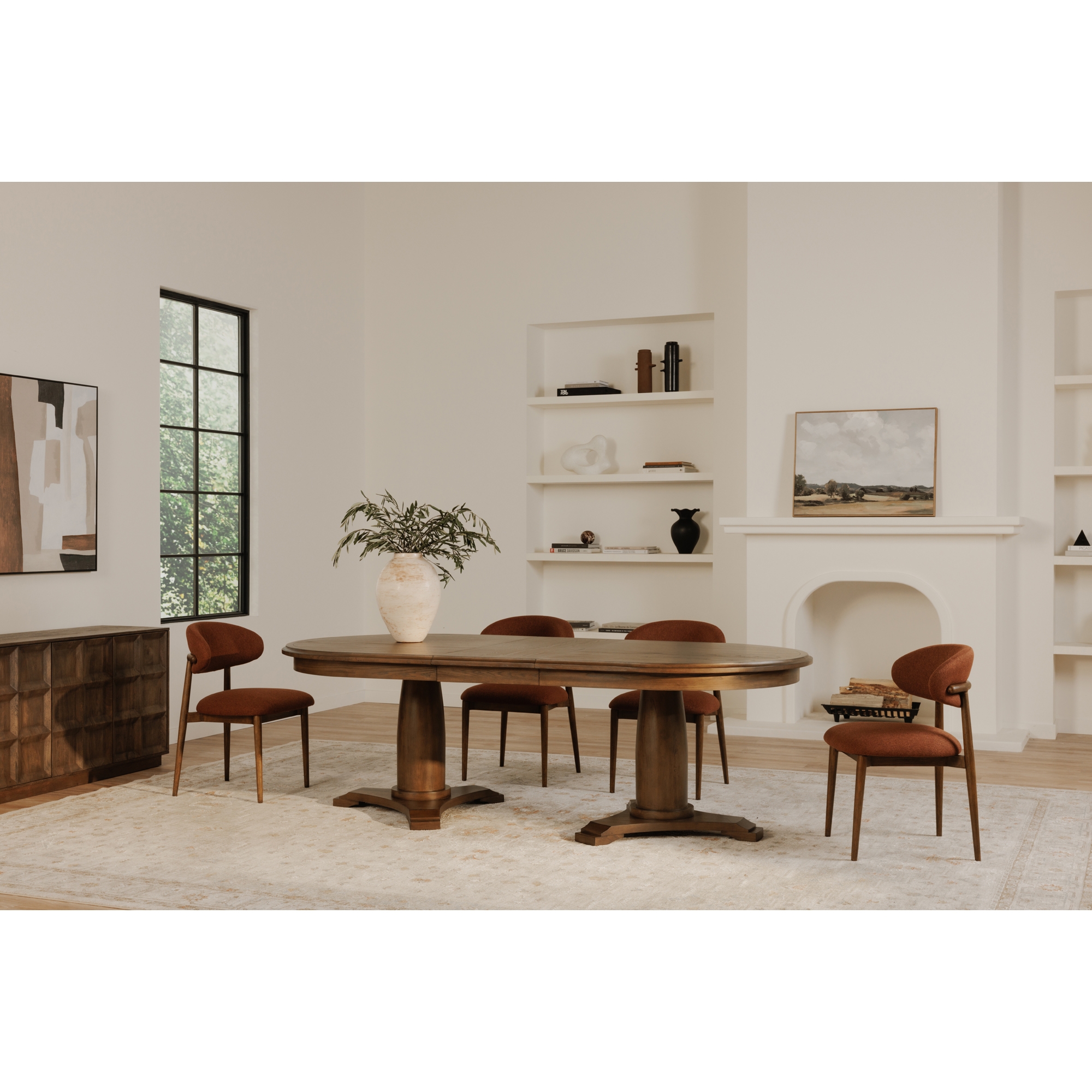 Jamie Extension Dining Table Vintage Brown - Image 13