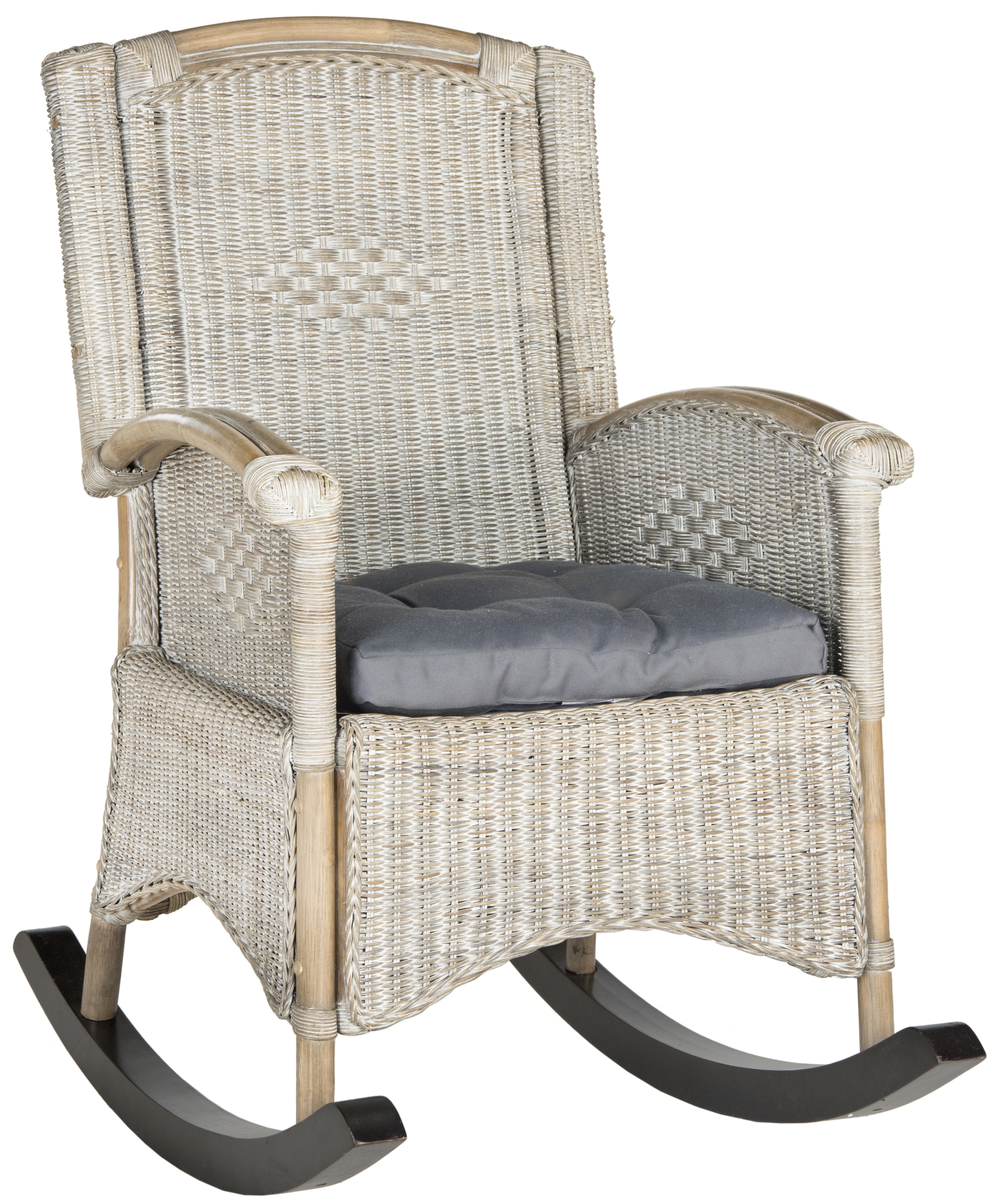 Verona Rocking Chair - Antique Grey - Safavieh - Image 2