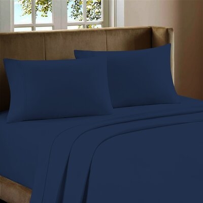 William 200 Thread Count 100% Cotton Percale Flat Sheet - Image 0