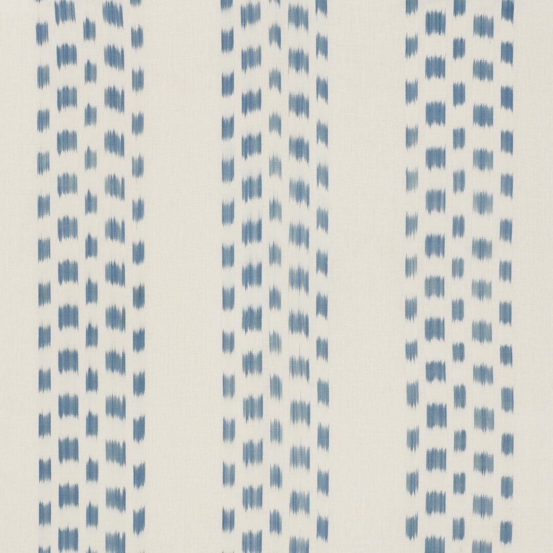 Schumacher Izmir Ikat Stripe Fabric - Image 0