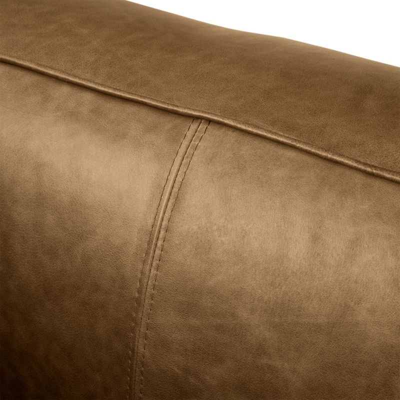 Lenyx Saddle Leather Armless Sofa - Image 5