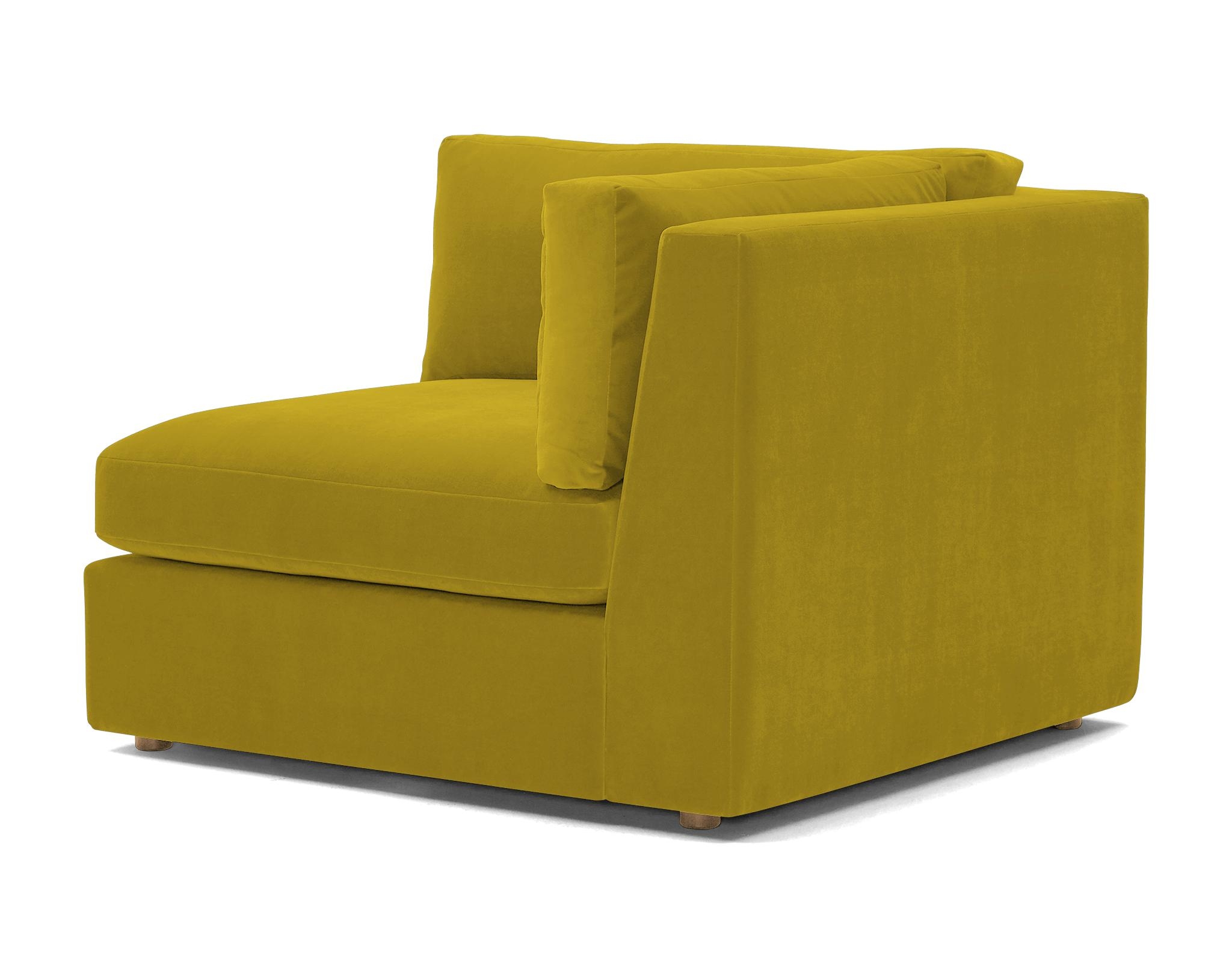Yellow Daya Mid Century Modern Corner Chair - Bloke Goldenrod - Image 3