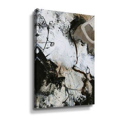 Black And White 3 Gallery Wrapped Floater-Framed Canvas - Image 0