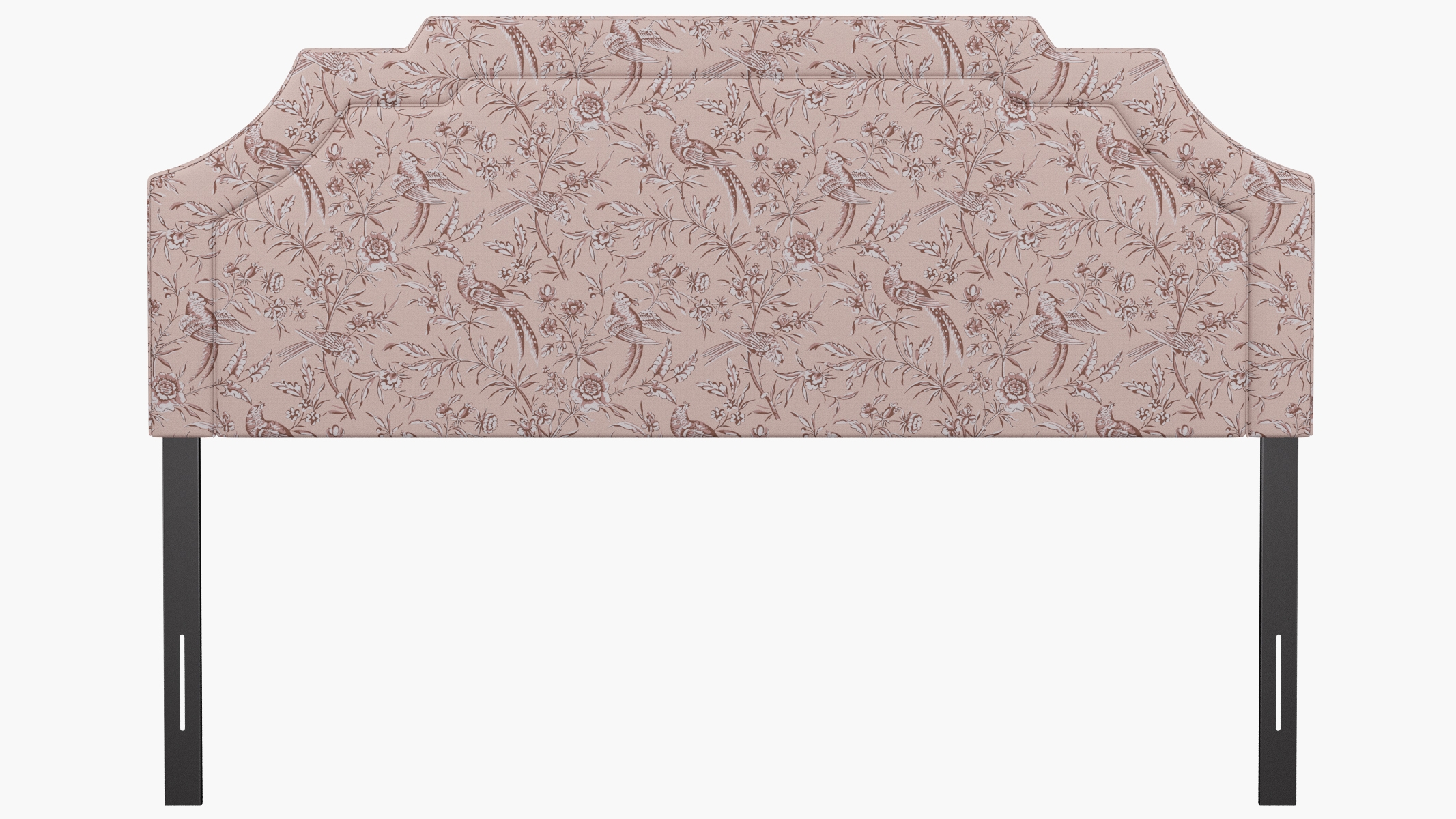 Art Deco Headboard, Blush Aviary, King - Image 1