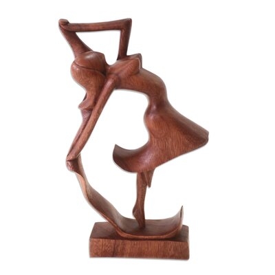 Gammons Dancing Woman And Wood Sculpture - Image 0