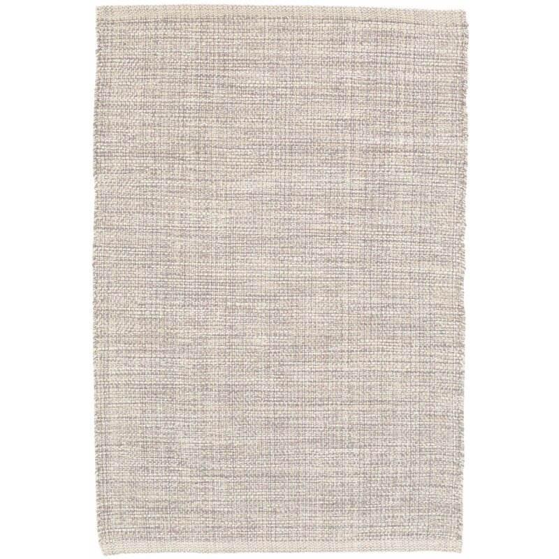 Dash and Albert Rugs Marled Gray/Ivory Handwoven Cotton Area Rug - Image 0