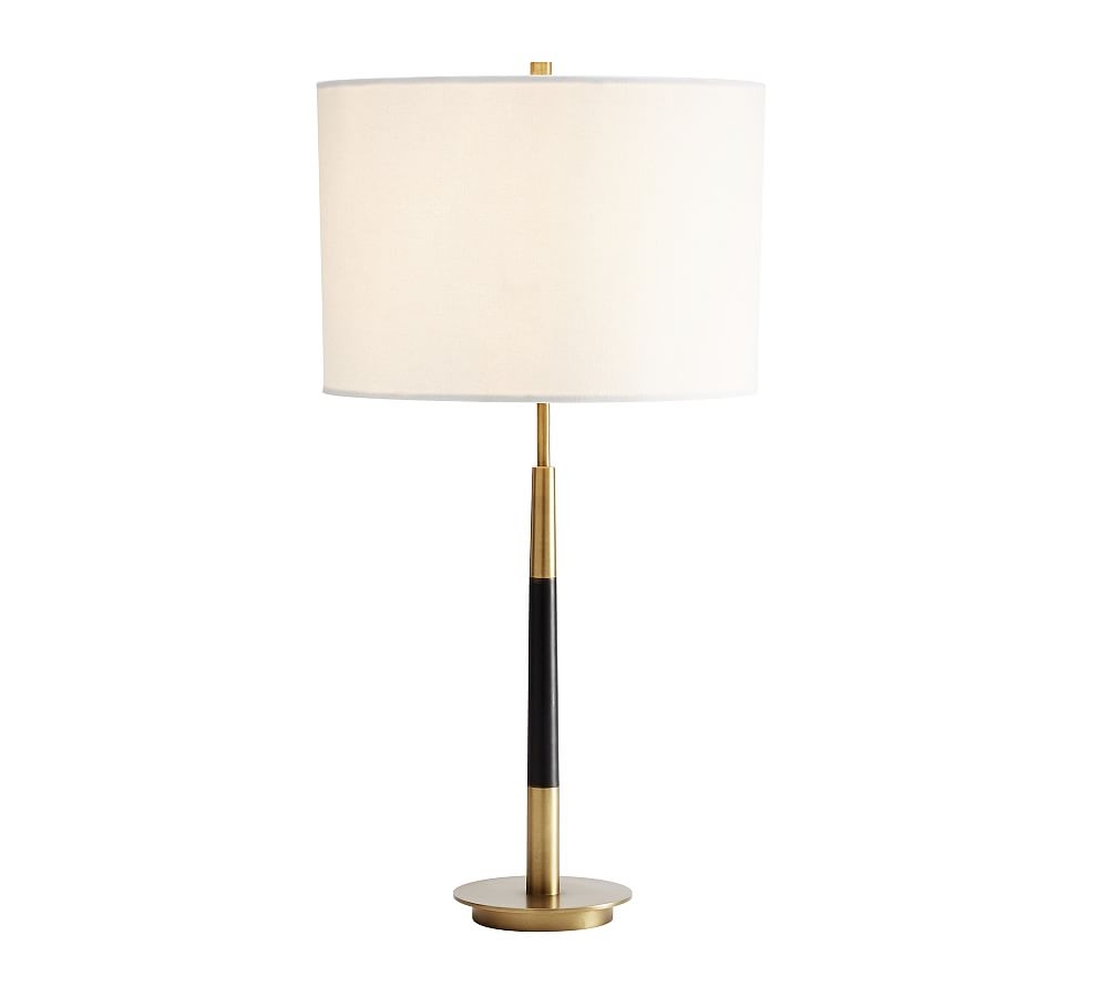 Reese Metal 24" Table Lamp, Tumbled Brass, Large - Image 0